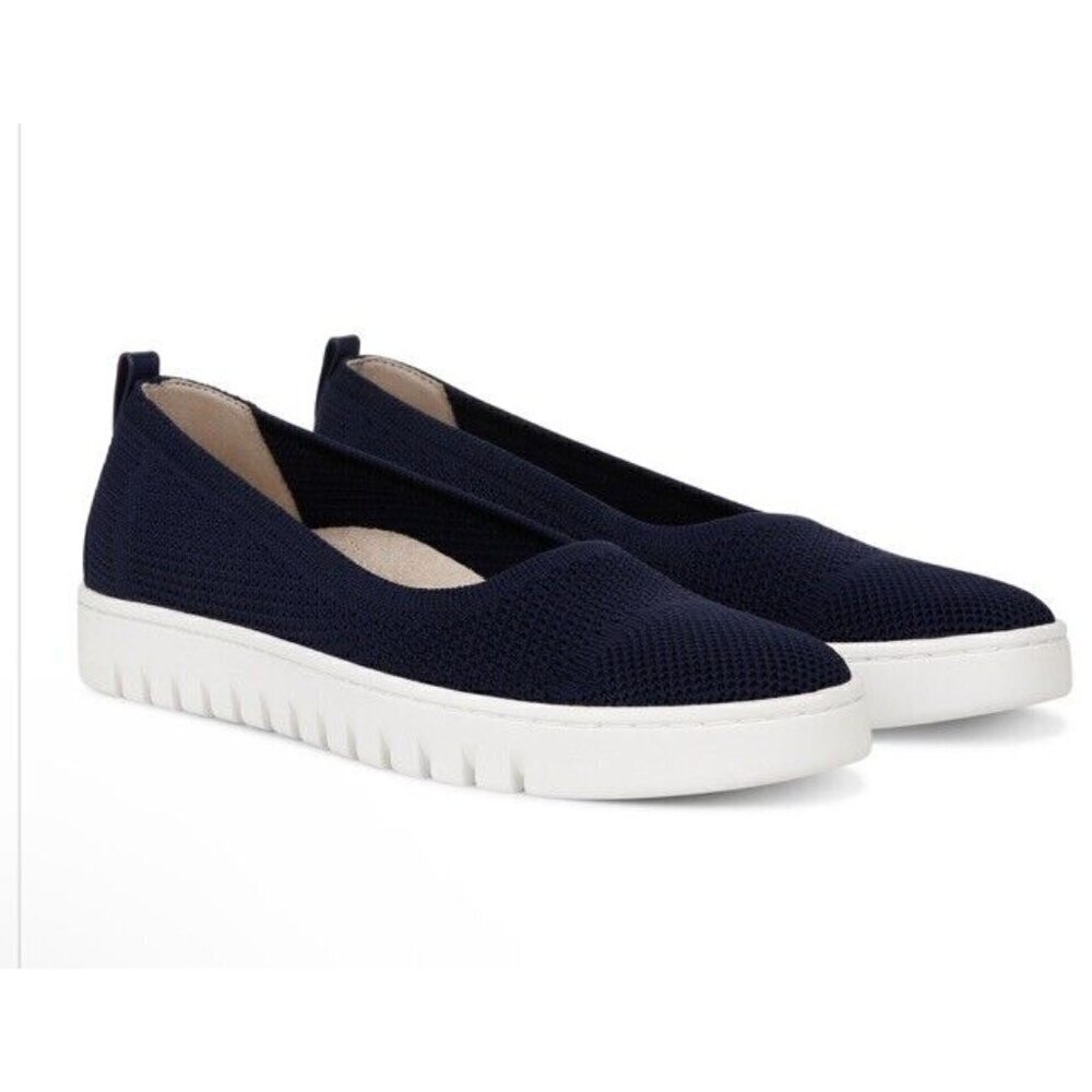 Vionic Uptown Slimmer Knit Womens 5 Navy Blue Arch Support New - Picture 9 of 10